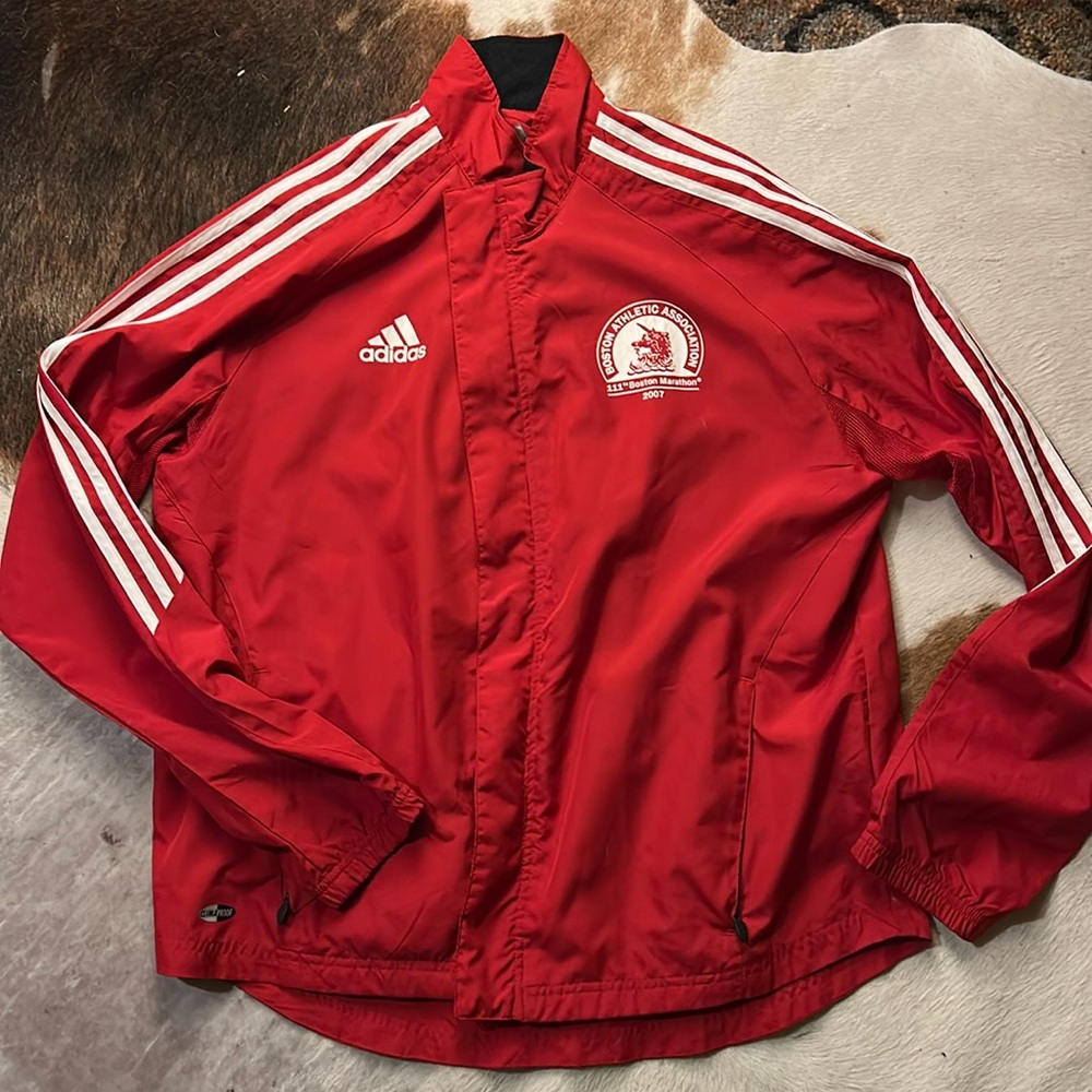 2007 Boston Marathon windbreaker jacket size Large